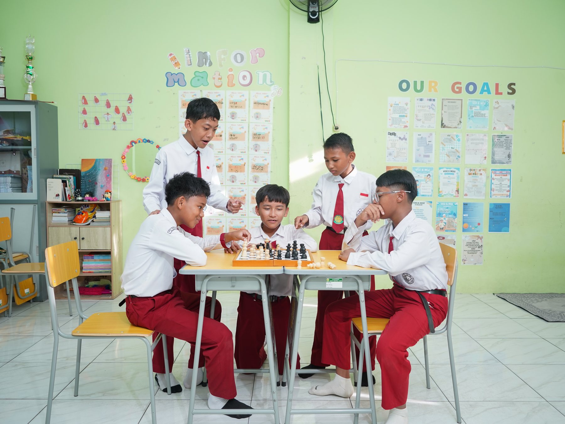 Foto buku tahunan sekolah